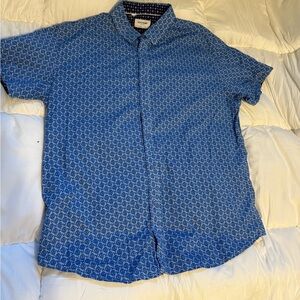 Men's Duchamp Blue Patterned Shirt